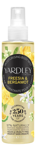 Perfume Yardley Freesia & Bergamota Fragrance Mist 200 Ml