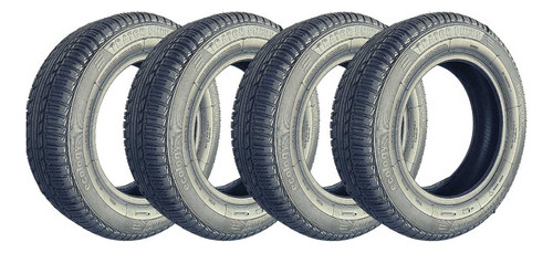 Kit 4 Pneu 185/65/15  Remold Com Borracha Vipal +4 Bico