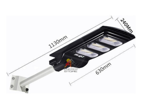 Pack X 2 Foco Solar Led 120w Luminaria Full Soporte+control