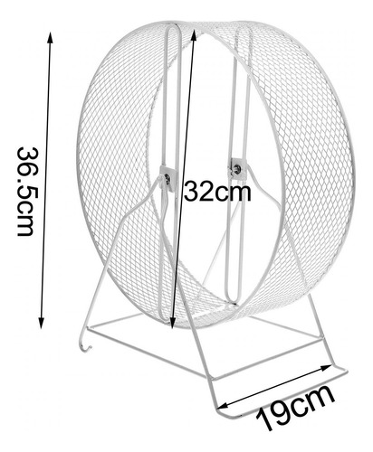 Rueda De Hámster, Juguete Silencioso, Diámetro 32cm