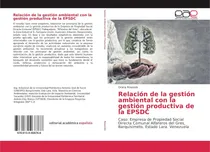 Comprar Libro: Relación De La Gestión Ambiental Con La Gestión Produ