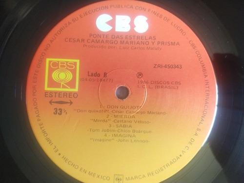 Cesar Camargo Lp Ponte Das Estrellas V (Usado)