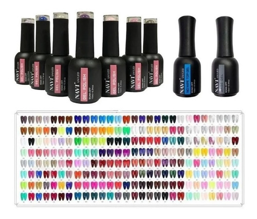 Navi Gel Polish Esmaltes Semipermanent Uv/led 10ml X1 Un.