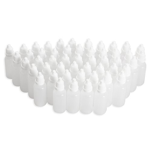 Botellas De Plástico Vktech De Goteo, 20 Ml, 50 Pc