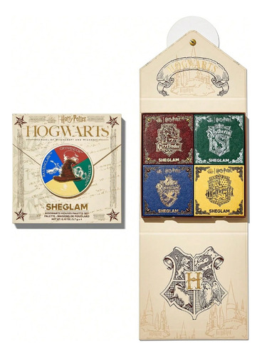 Kit de 4 paletas de sombras de ojos Sheglam de la colección Harry Potter, kit completo de colores de sombras de ojos