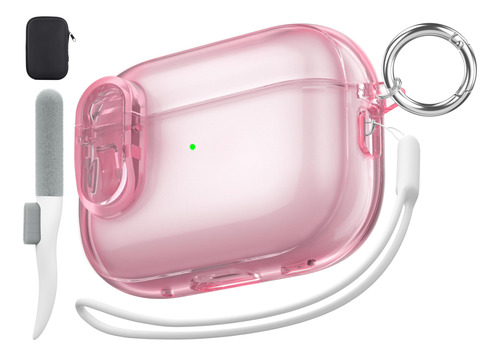 Valkit Compatible AirPods Pro 2nd/1st G Case Clear