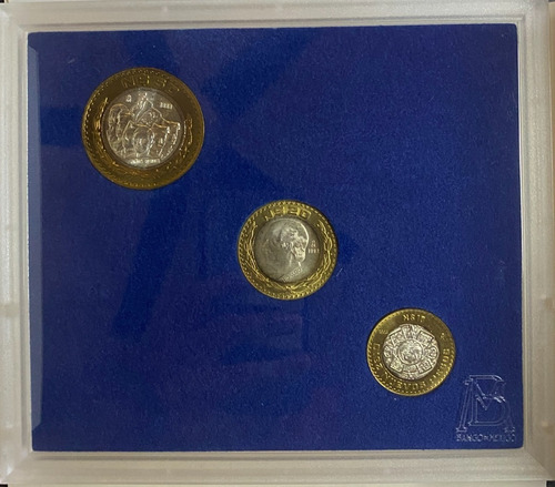 Colección Monedas 10, 20 Y 50 Nuevos Pesos Plata Nuevas !