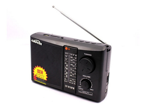 Radio Fm Am Cafini Recargable Solar