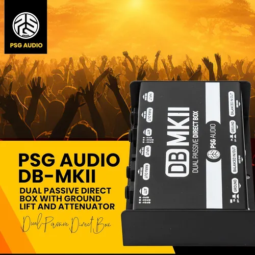 Db-mkii Caja De Audio De Inyección Directa Dual Premium D...