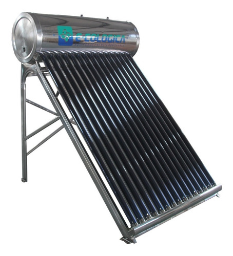 Termotanque Solar 150 Lt Acero Inoxidable Con  Kit Electrico