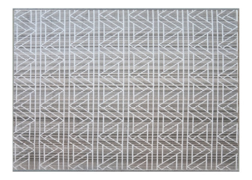 Imagen 2 de 4 de Alfombra Carpeta Moderna 100x150 Tipo Grizzly Living Lineas