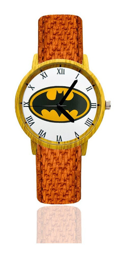 Reloj Bat-man Estilo Madera Tureloj