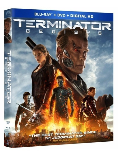 Blu Ray Terminator Genisys Dvd Original 