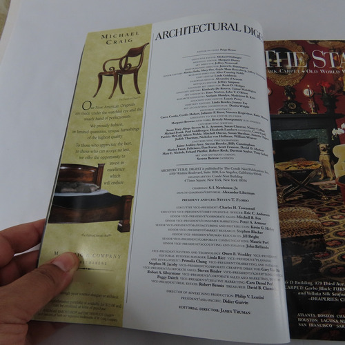 R251 Architectural Digest -- January 2000 (Usado)