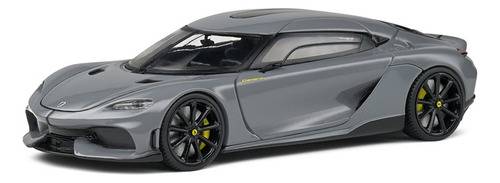 Miniatura Koenigsegg Gemera Coupé 2021 1:43 Solido Cinza