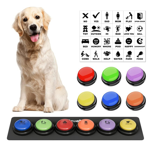 Botones Para Perros Para La Comunicación, Juego De Botones P