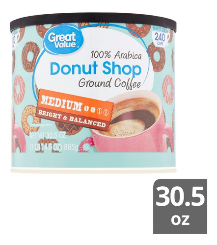 Donut Blend Ground Coffee 865 G