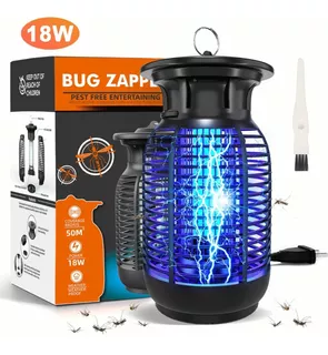 Lámpara Mata Mosquitos Eléctrica Luz Uv Mosquito Killer 18w