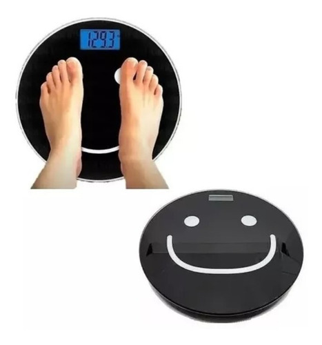 Imagen 4 de 7 de Balanza Digital Baño Electronica Cuerpo Personal 180kg Black