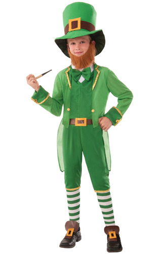 Disfraz Para Niño De Pequeño Leprechaun Talla Small-