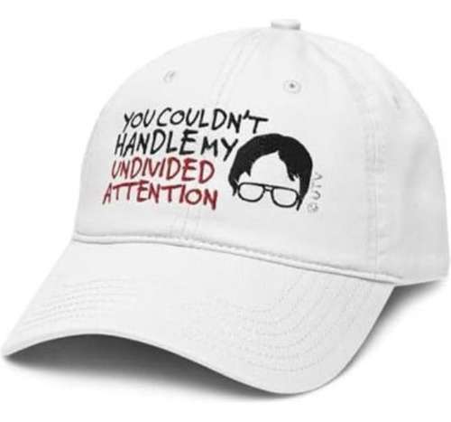 The Office Tv Series Dwight Head Undivided Attention Gorra