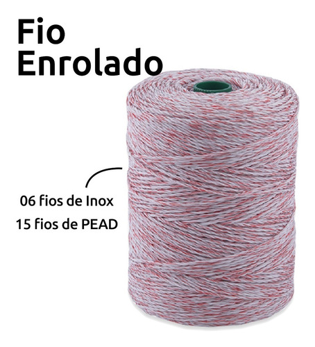 Kit Eletrificador Sr 30.000 + 100 Isolador + 250m Fio Sentin