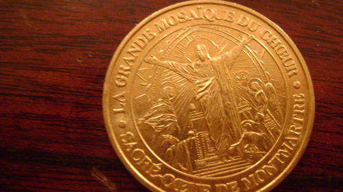 Medalla 30 Moneda Coleccion Mosaique Sacre Coeur Montmartre