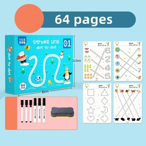 Para Cuaderno Para Niños Pequeños Con Bolígrafo Borrable Y