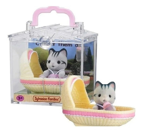 Sylvanian Families - Bebe Gato En Cunita Cristal - 5198sy
