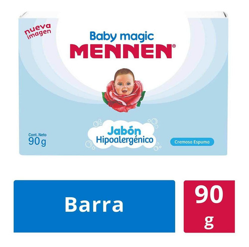 Jabón En Barra Para Bebé Cremosa Espuma Baby Magic Menn