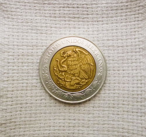 Moneda De 5 Pesos Otilio Montaño 2009 Centenario De La Revol (Usado)