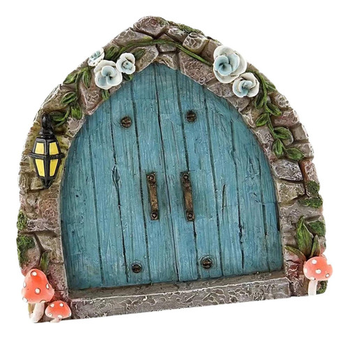 Puerta De Hadas En Miniatura Adorno De Patio En Miniatura 2d