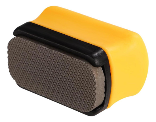 Mini Lima Desbarbadora Ajustable Práctica De Mano Amarillo