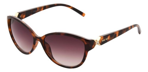 Nine West Gafas De Sol Chaya Cateye Para Mujer, Carey Brilla