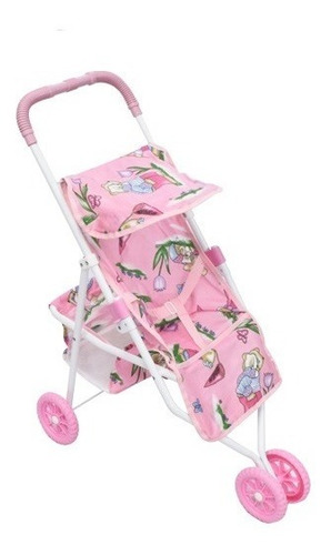 Imagen 3 de 5 de Juguete Cochecito Muñeca Happy Coche Niñas Hora Jugar Cesta