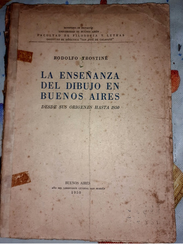 La Enseñanza Del Dibujo En Buenos Aires Trostine R  1860