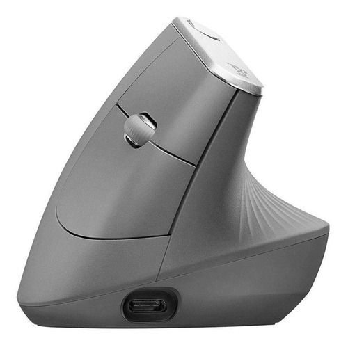 Mouse Logitech Mx Vertical Preto 4000 Dpi Sem Fio