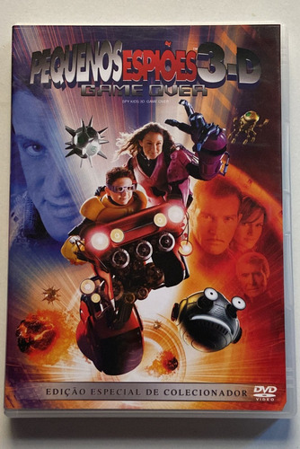 Dvd Pequenos Espiões 3-d Game Over - Ed. Colecionador