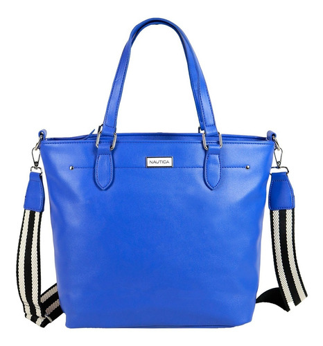 Bolsa Azul Shopping Nautica Interior Amplio