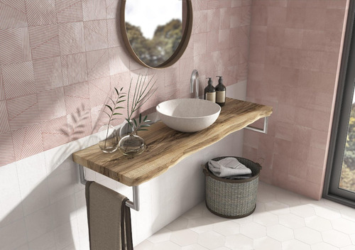 Porcelanato Europeo Hexagonal Berlín Exa Bone 21 X 26