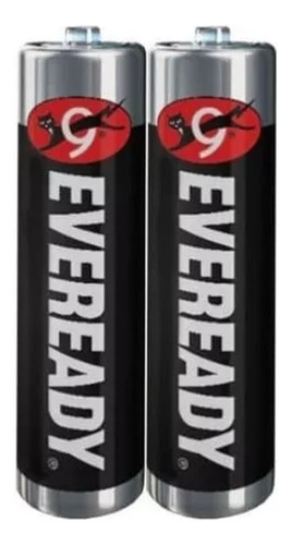 Pack 60 Unidades Pila Eveready Aa De Carbon.