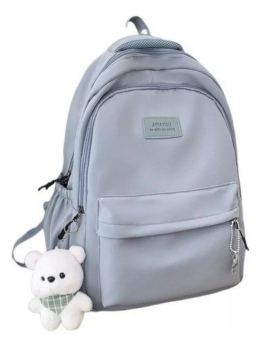 Mochila Shou para estudiantes de secundaria y bachillerato y color azul