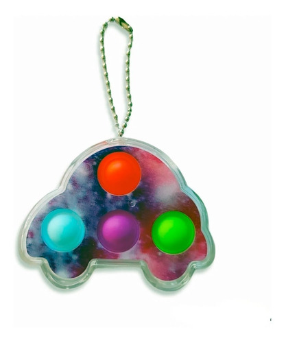 Imagen 3 de 7 de Llavero Pop It Simple Dimple Acrílico Silicona Importado