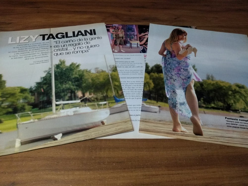 (ar296) Lizy Tagliani * Clippings Revista 3 Pgs * 2015