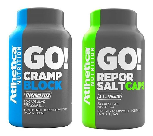 Kit Repor Salt Capsula De Sal + Cramp Block Endurance Pedal