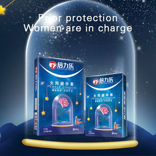 Preservativo Feminino Portátil De Látex T 2 Unidades