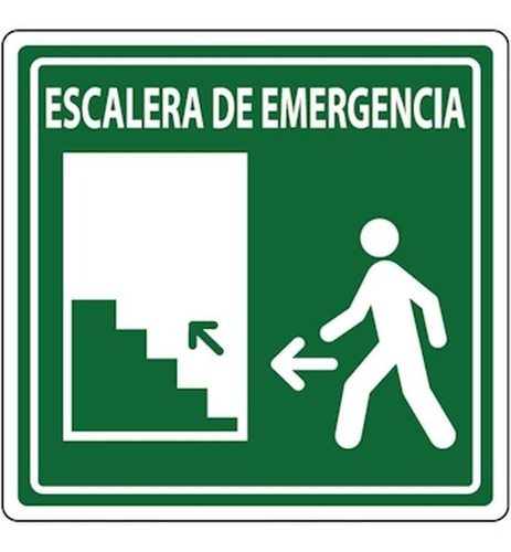 Letrero Para Oficinas, Mxsev-039, 25x25 Cm, De Evacuación,