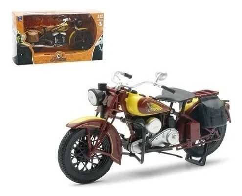 Moto New Ray 1934 Indian Sport Scout Escala 1:12