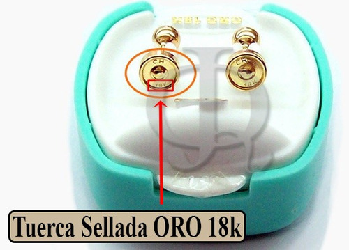 Aros Abridores Oro 18kts Ch Perlas 5mm Simil Cod 111