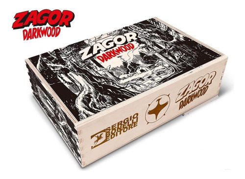Zagor Darkwood Box Com Zagor Classic Nº 01 Regular E Variantes - Bonellihq Porta952 Fev24
